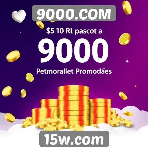 Promoções e bônus disponíveis em 9000.COM
